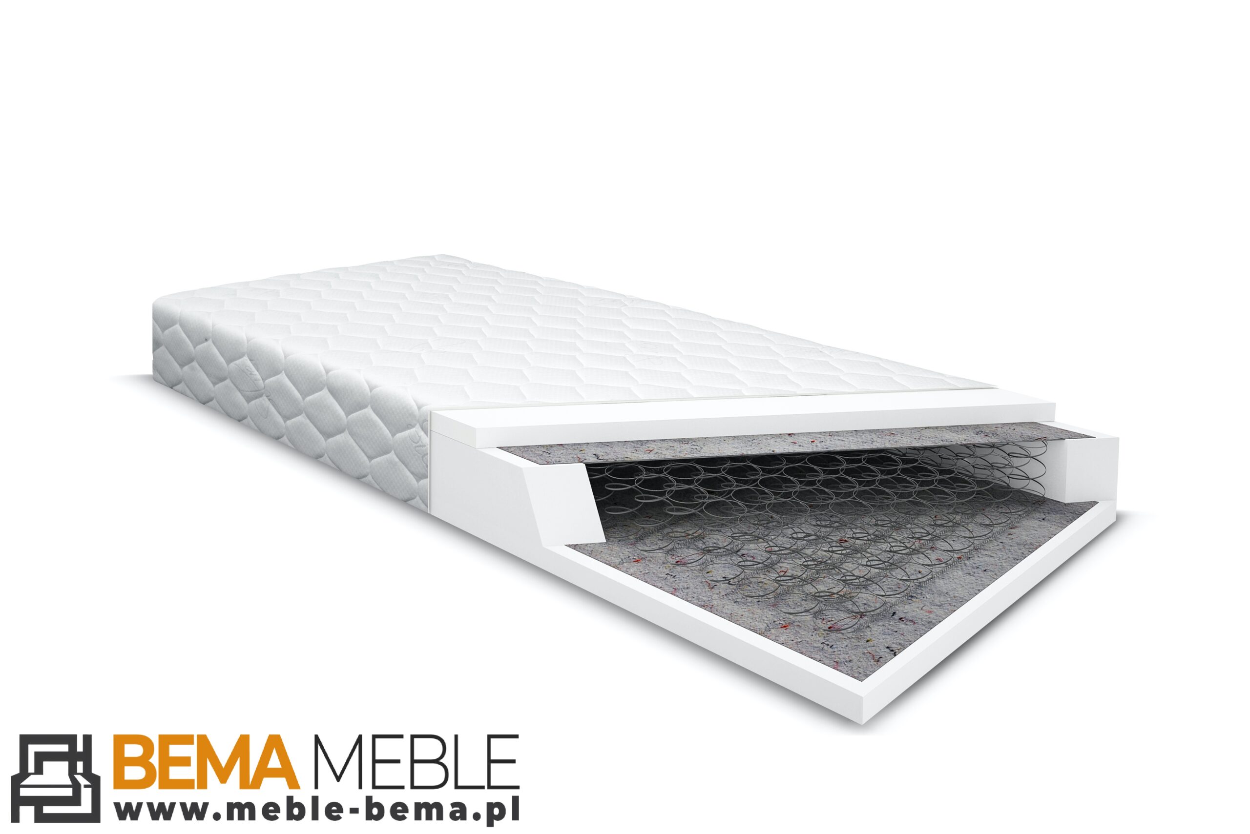 Materac Adamos 90x200 w pokrowcu
